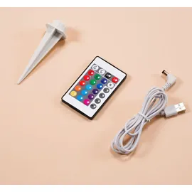 esotec Solarkugeln SIENA 2er-Set ⌀=20 und 30 cm LED-Gartenkugel outdoor 102894