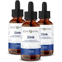 Echt Vital Zink Tropfen 3x50 ml