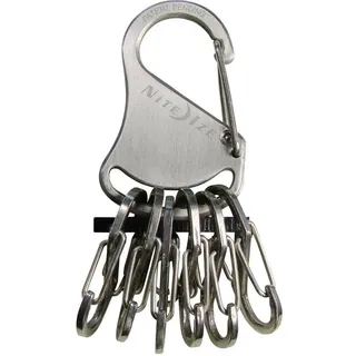 NITE IZE Schlüssel-Karabiner NI-KRS-03-11 KeyRack Silber