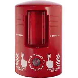 B-Safety TOP-ALARM Lokaler Feuer-Alarm, Sirene, Blitzlicht