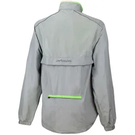 Airtracks Herren Fahrradjacke - Fahrradweste S grau / multifunktionelle Radjacke mit abnehmbaren Ärmel - Grau - S