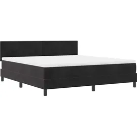 vidaXL Boxspringbett 180 x 200 cm Schwarz
