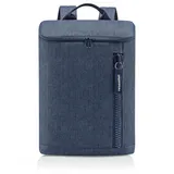 Reisenthel Overnighter Rucksack 41 cm Laptopfach herringbone dark blue Grau Herren