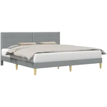 vidaXL Bettgestell 180 x 200 cm Hellgrau