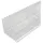 DAPRONA Kiesfangleiste Aluminium 100 cm 1,0 mm silber