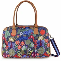 Oilily Schokland Treasues Carine Schultertasche 42 cm blau