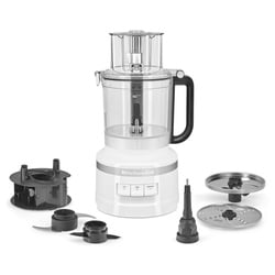 Kitchenaid Foodprozessor 3 5KFP1318EWH, 3.1 l, Kunststoff, 22 x 22 x 46.4 cm, weiß