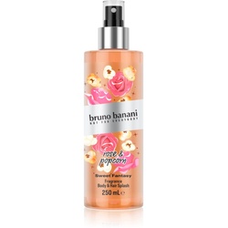 Bruno Banani Sweet Fantasy Rose & Popcorn parfümiertes Bodyspray Für Körper und Haar für Damen 250 ml