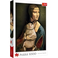 Trefl Puzzle Lady with a Cat (10663)