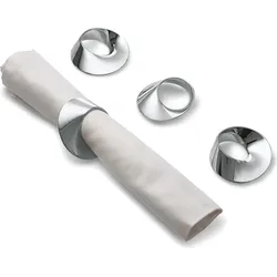 Swirl Serviettenringe 4 St.