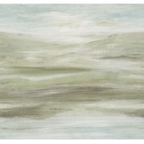 Rasch Textil Rasch Fototapete 363524 - Vliestapete mit abstrakter Aquarell Landschaft in Grün Grau - 3,18m x 3,00m (BxL)