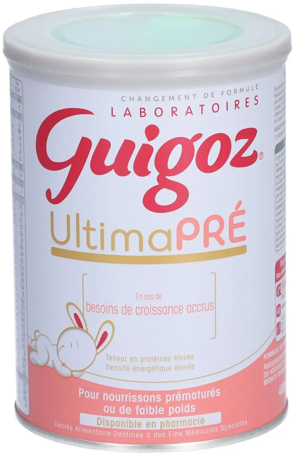 GUIGOZ ULTIMA PRÉ - Denrée alimentaire destinée à des fins médicales spéciales. - bt 400 400 g Poudre