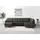sit&more Wohnlandschaft SIT & MORE "Farö U-Form", grau (anthrazit), B:325cm H:90cm T:187cm, Sofas, Wohnlandschaft, inklusive Federkern, wahlweise mit Bettfunktion und Bettkasten