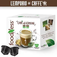 40 Kapseln FOODNESS Kaffee Ginseng Mit Rohrzucker Kompatibel Mit Dolce Gusto