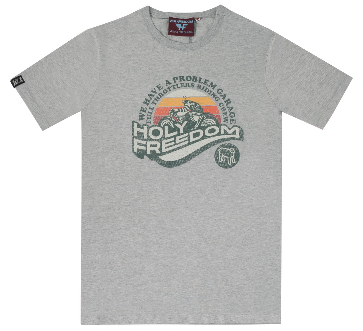 HolyFreedom L.A. Melange T-Shirt, grau, Größe 2XL für Männer