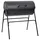 vidaXL Grill mit 2 Grillrosten schwarz