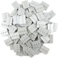 LEGO LEGO® 3x4 Fliesen Standplatte mit 4 Noppen Hellgrau