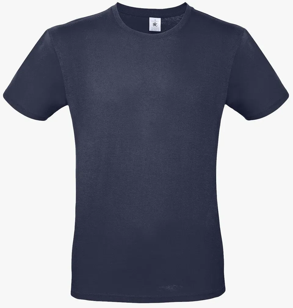 B&C - #E150 Herren T-Shirt - Navy Blue / 4XL
