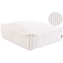 Beliani Bodenkissen Allozai 55 x 55 cm Beige