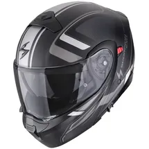 Scorpion Exo-930 Evo Ardens Klapphelm - Matt Schwarz/Silber/Grau / L