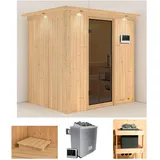 Karibu Bedine inkl. 9 kW Ofen + ext. Steuerung