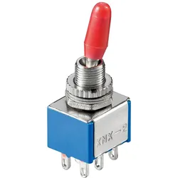 Miniatur Kippschalter, 6 Pin, 2x EIN-EIN