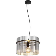 GLOBO Hängeleuchte Gorley Metall schwarz