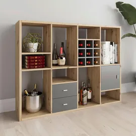 Phoenix Fortuna Rollcontainer 34,1 x 34,1 x 33,4 cm Grau