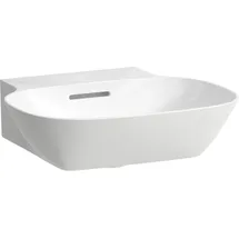 Laufen INO Handwaschbecken, ohne Hahnloch, mit Überlauf, 450x410mm, H8153017571091,