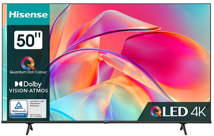 Hisense 50E77KQ (50.39", LED, 4K, 2023), TV, Schwarz