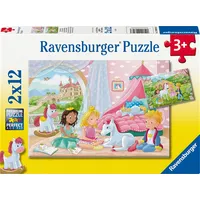 Ravensburger Kinderpuzzle - 12000858 Zauberhafte Freundschaft - 2x12 Teile Puzzle für Kinder ab 3 Jahren