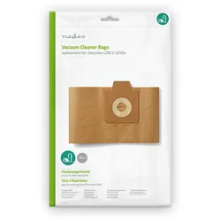 Nedis Staubsaugerbeutel - 10 Stück - Papier - Meist verkauft für: Electrolux - Braun