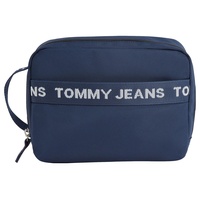 Tommy Jeans Herren Kulturbeutel Essential Nylon Nachhaltig, Blau (Twilight Navy), Onesize