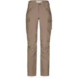 Fjällräven Nikka Trousers Curved W Damen Suede Brown