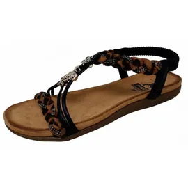 2GO FASHION Sandale Damen Schwarz 41