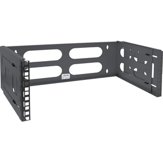 InLine 19" Rack zur Wandmontage, 4HE, 24-40cm Tiefe, Schwarz