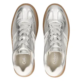 Gabor Comfort Sneaker Silber | Gr.: 38