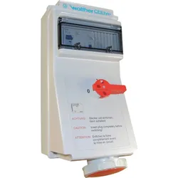 WALTHER Wasserdichte Wandsteckdose AL119304UJ