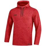 Jako Premium Hoodie Damen rot meliert 36