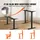 Vevor Schreibtisch Gestell 70-117 cm x 110-178 cm