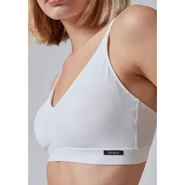 SKINY Soft BH mit herausnehmbare Pads, Cotton Essentials 080478 Gr. 44 in White - 44