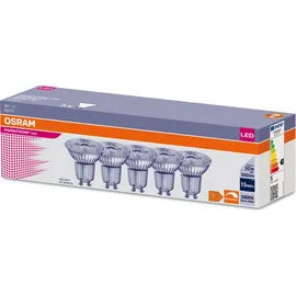 Osram LED GU10 4,5W ° 4.5 W/3000 K GU10 in 5-Pack