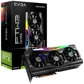 EVGA GeForce RTX 3070 Ti FTW3 Ultra Gaming, 8GB GDDR6X, iCX3 Technology, ARGB LED, Metal Backplate