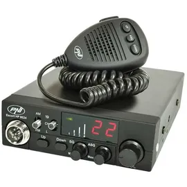 PNI CB Radio PNI Escort HP 8024 einstellbar ASQ, 12V - 24V, 4W AM/FM