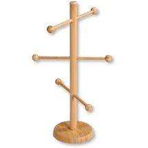 KESPER | Brez'n- und Wurstständer, 6-armig, Material: Bambus, Maße: Ø 15 cm/Höhe: 50 cm,