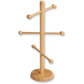 KESPER | Brez'n- und Wurstständer, 6-armig, Material: Bambus, Maße: Ø 15 cm/Höhe: 50 cm,