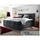 Lomadox Boxspringbett Hotelbett Doppelbett MANAUS-09 in Anthrazit, Komfort Topper, 180 x 200 cm, H2, elektrisch verstellbar, Taschenfederkern-Matratze - Grau