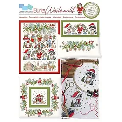 Stickvorlage "Bunte Weihnacht"