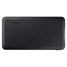 Trust Mobile Primo Dünne Powerbank Schnellladefunktion 10000 mAh, Nachhaltig, USB C Externer Akku, Tragbares Ladegerät 3A, Power Bank Handy, Smar... - Schwarz