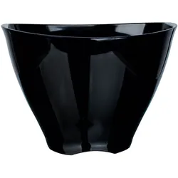 Flaschenkühler Acryl, oval - schwarz (1-2 Flaschen)